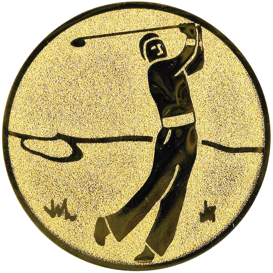 maxi emblém 50mm - golfista