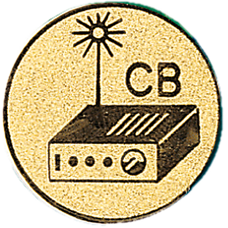 maxi emblém 50mm- CB vysílačka