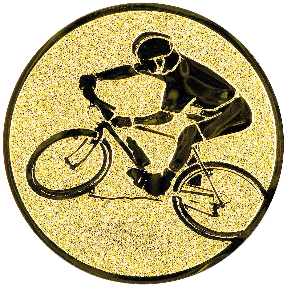 emblém 25mm-cyklista