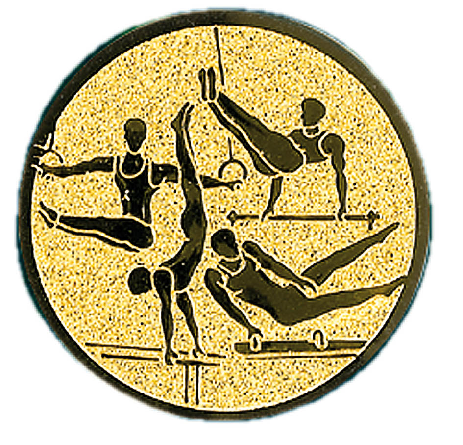 maxi emblém 50mm- gymnastika-muži