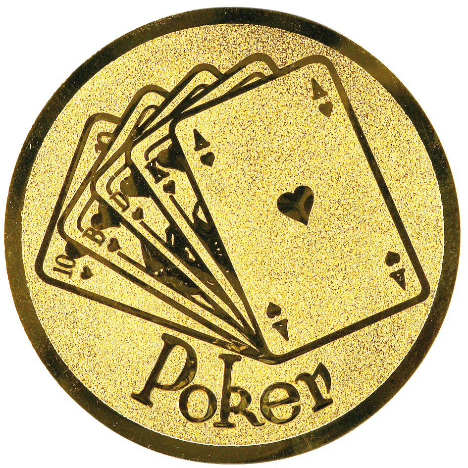 maxi emblém 50mm- poker