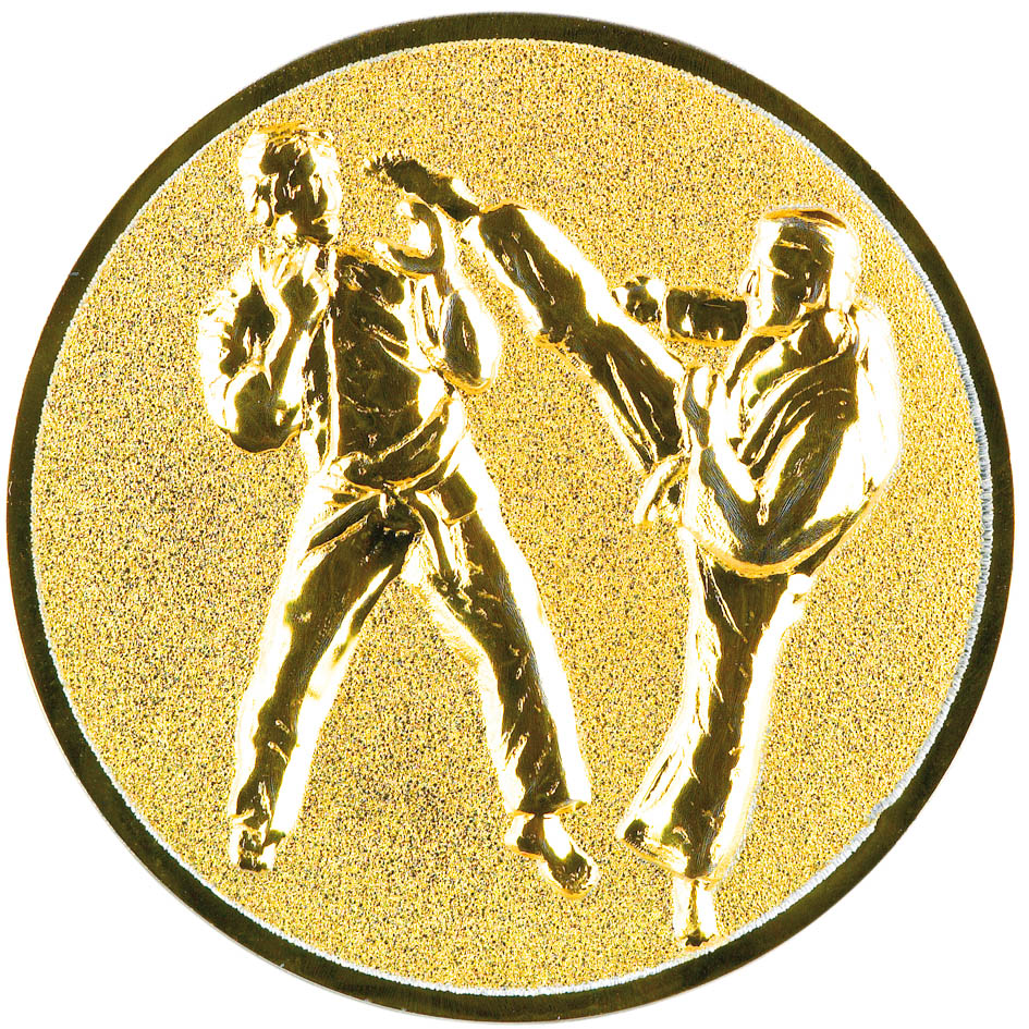 tvarovaný emblém 25mm- karate
