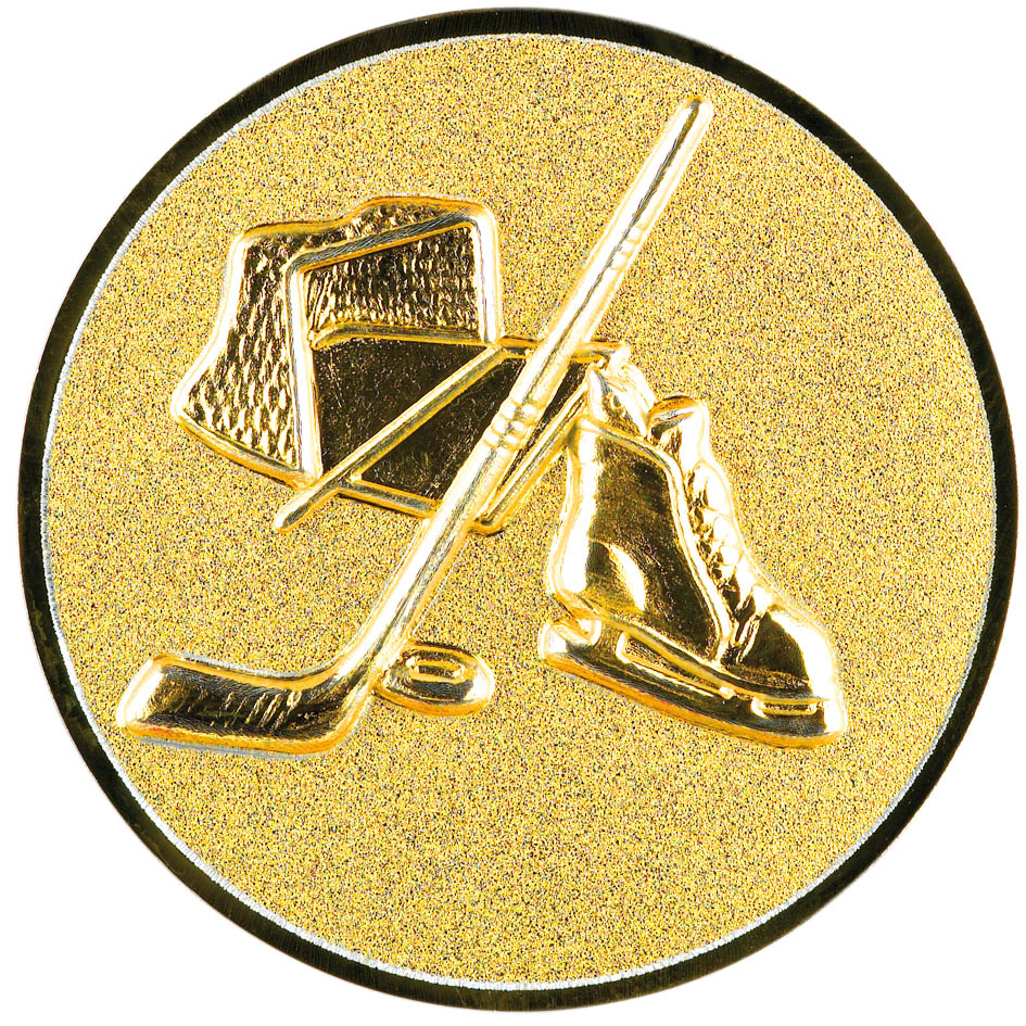 tvarovaný emblém 25mm- hokej