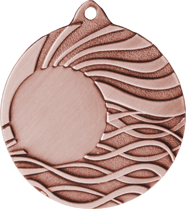 Medaile tlusté 50mm bronzová 391