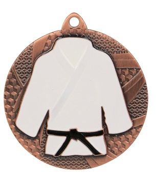Medaile 50mm bronzová karate, judo 396