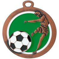 Přívěsek fotbal - bronzový 5cm