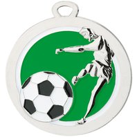 přívěsek fotbal - stříbrný  5cm