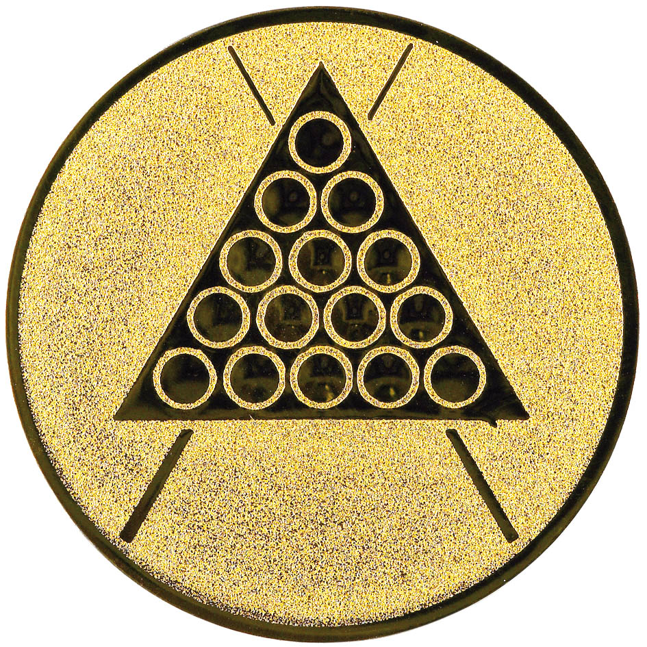 maxi emblém 50mm- kulečník trojúhelník
