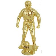 Soška fotbalista 13cm zlatý