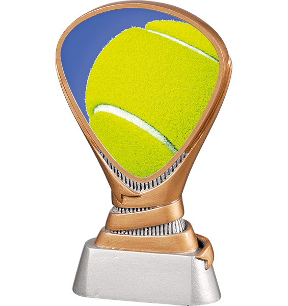 Plaketa zelený tenisový míček 16cm