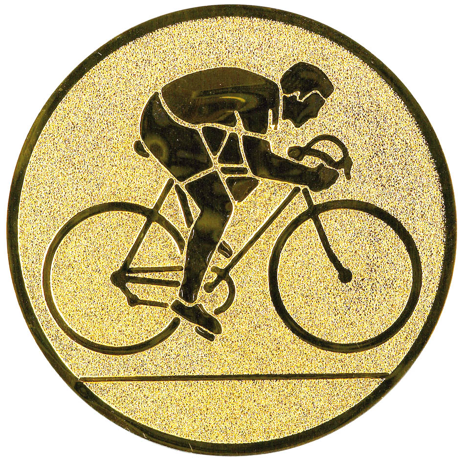 maxi emblém 50mm-cyklista
