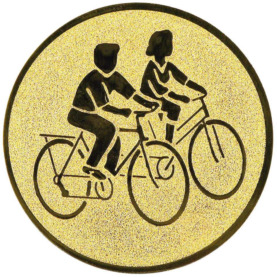 maxi emblém 50mm-cyklisti