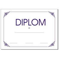 Diplom - univerzální s ozdobným rámečkem