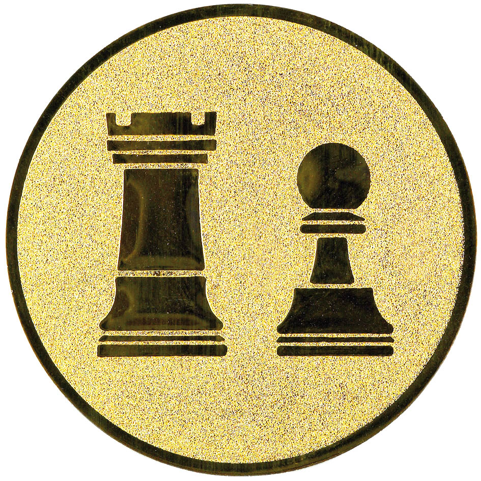 emblém 25mm - šachy