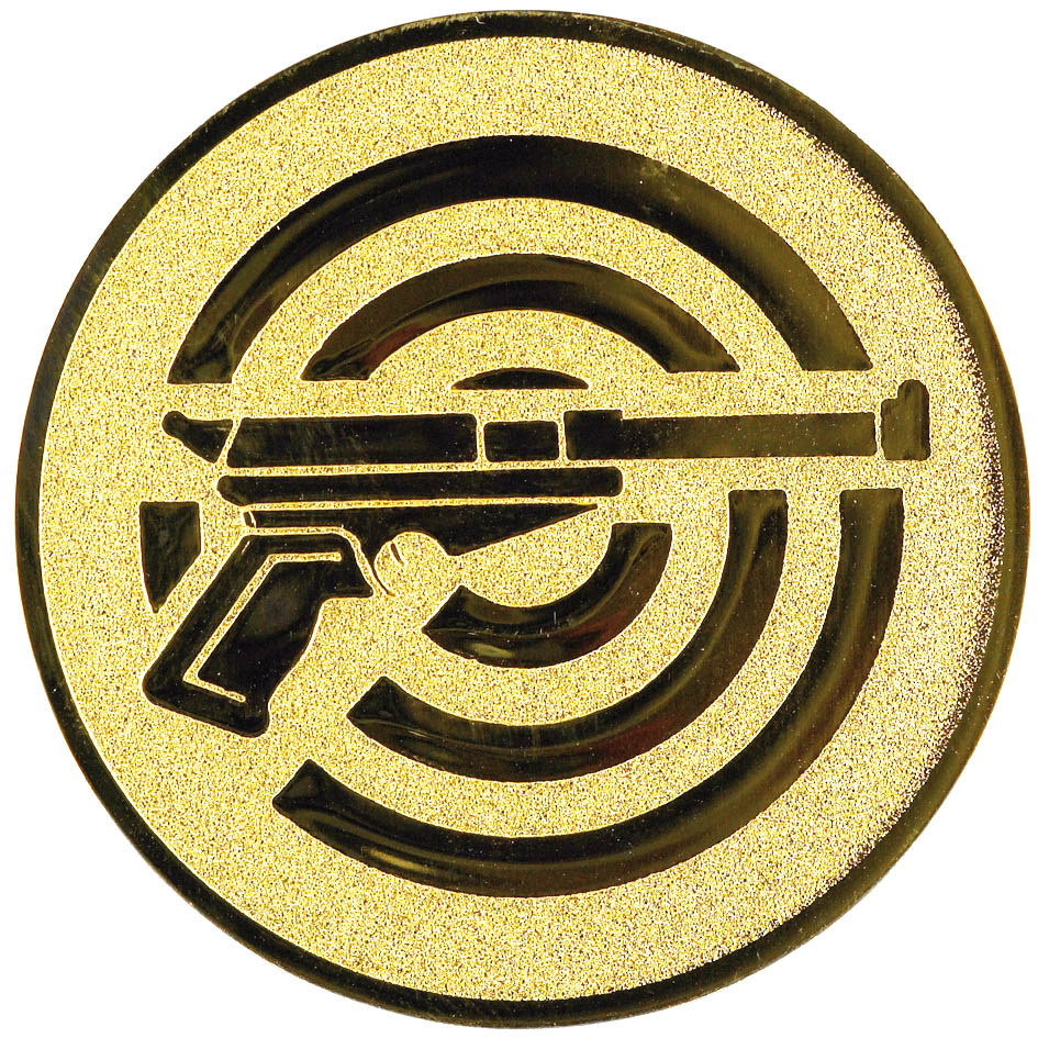 emblém 25mm - pistole,terč