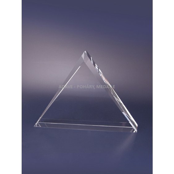 skleněný trojúhelník