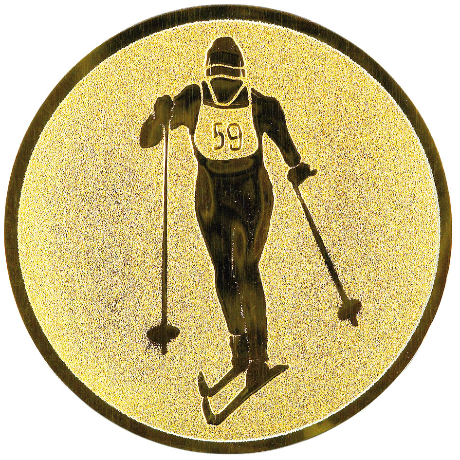 maxi emblém 50mm- závodní běžkař