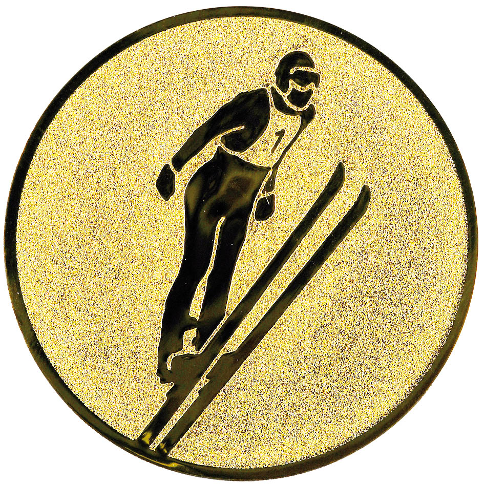 maxi emblém 50mm- skoky na lyžích