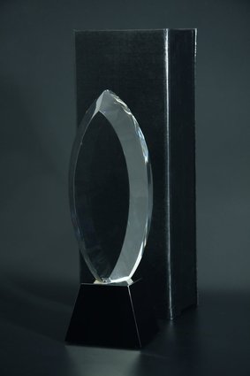 Trofej skleněná 30cm