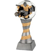 Fotbalová trofej 15x36cm