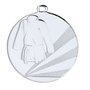 stříbrná karate medaile adave