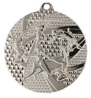 Medaile atletika 50mm stříbrná m013