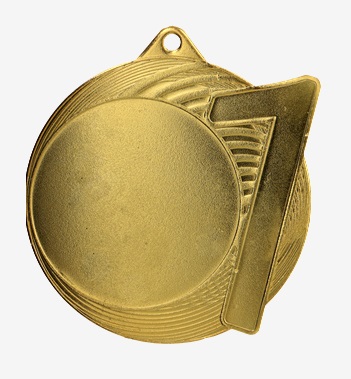 Medaile 70mm zlatá m034