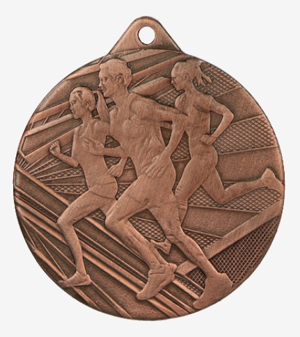 Medaile 50mm m038 bronzová běh